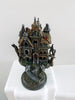 Haunted Mansion, with LED tea light, Full Color