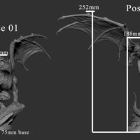 Adult Red Dragon Miniatures