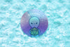 Holographic Alien and D20 Dice Buddy Sticker