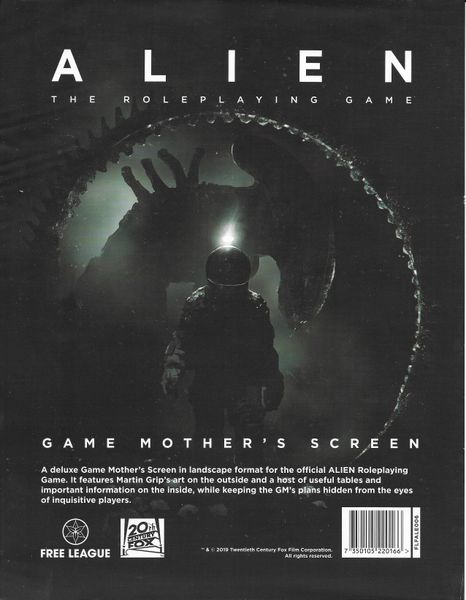 Alien RPG Game Mother's Screen – Open Gaming Store