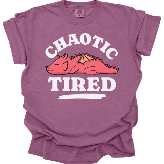 Alignment: Chaotic Tired T-shirt - Comfort Colors