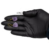 Amethyst Rough Earrings with Gold Plated Wire (0.5 To 1 Inch) (1 Pair)