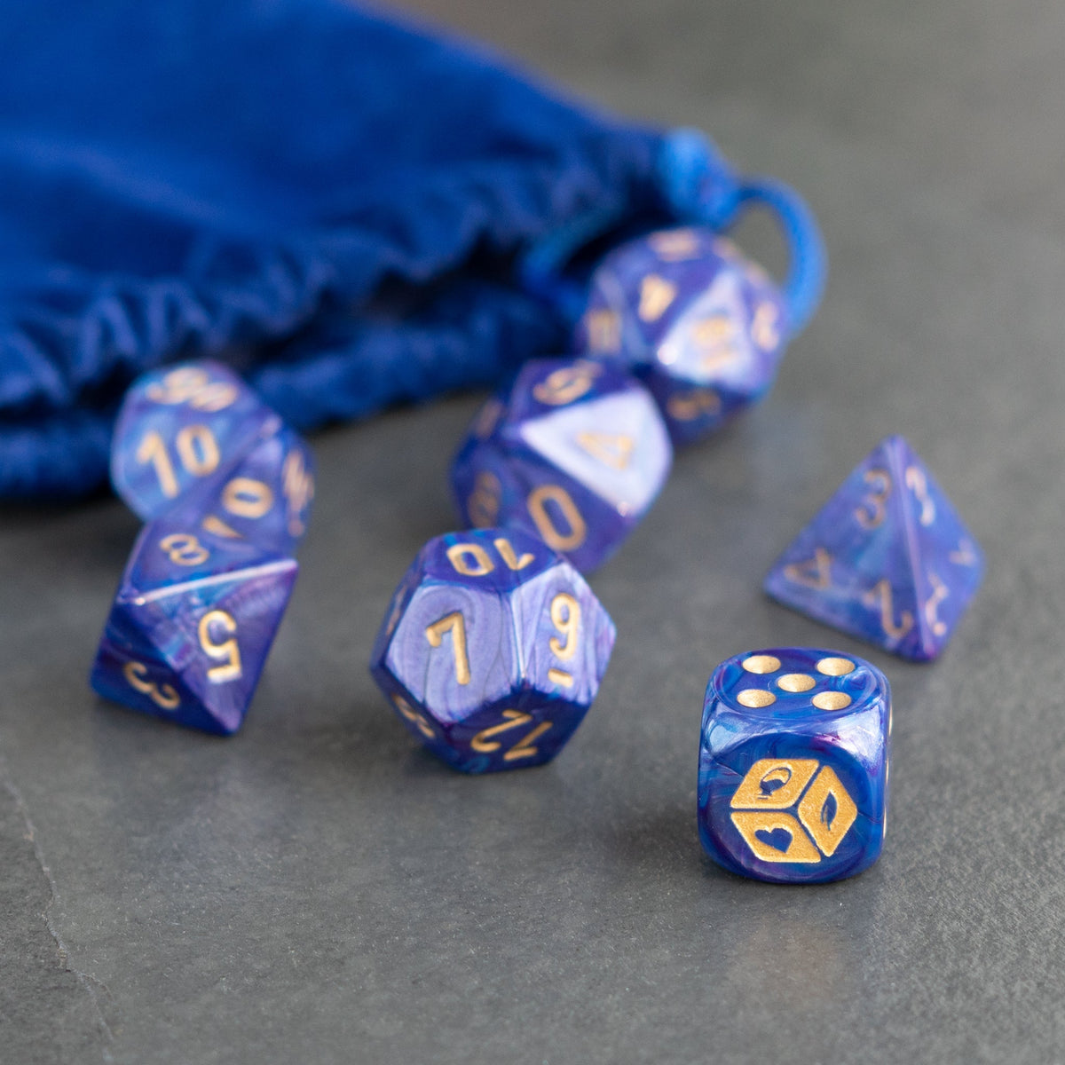 Arcane Dungeon Master Dice Set (Includes Bag)