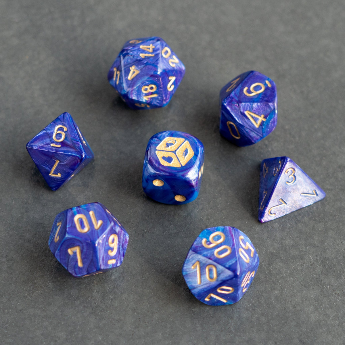 Arcane Dungeon Master Dice Set (Includes Bag)