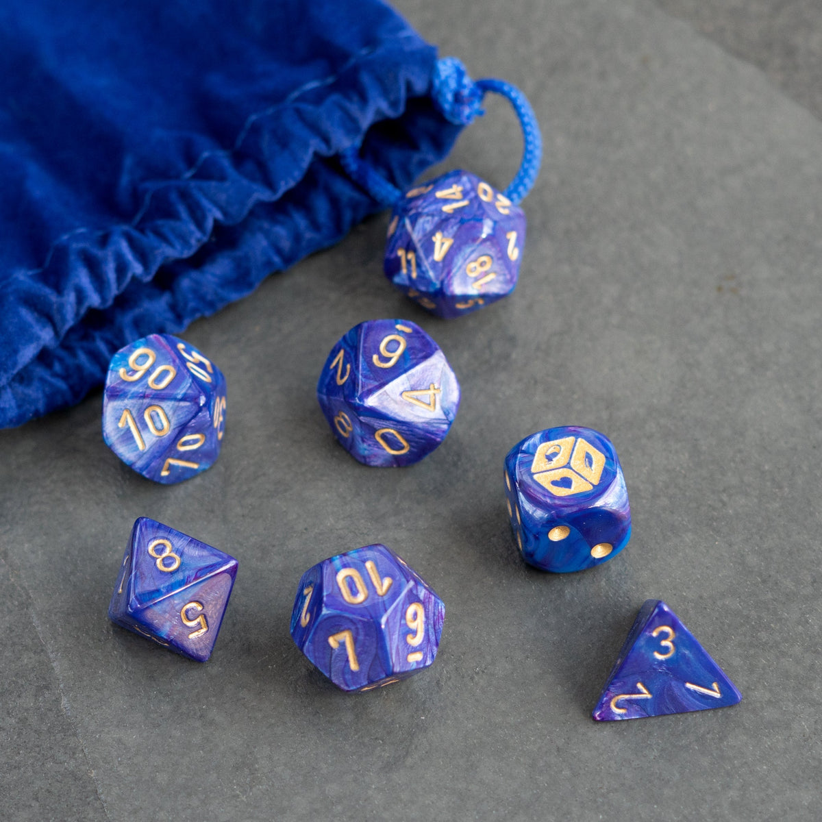Arcane Dungeon Master Dice Set (Includes Bag)