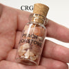 Assorted Gemstone Chip Bottles (75 Pieces)(5 Sets Of 15) Bulk Wholesale Lot Mixed Crystals Minerals