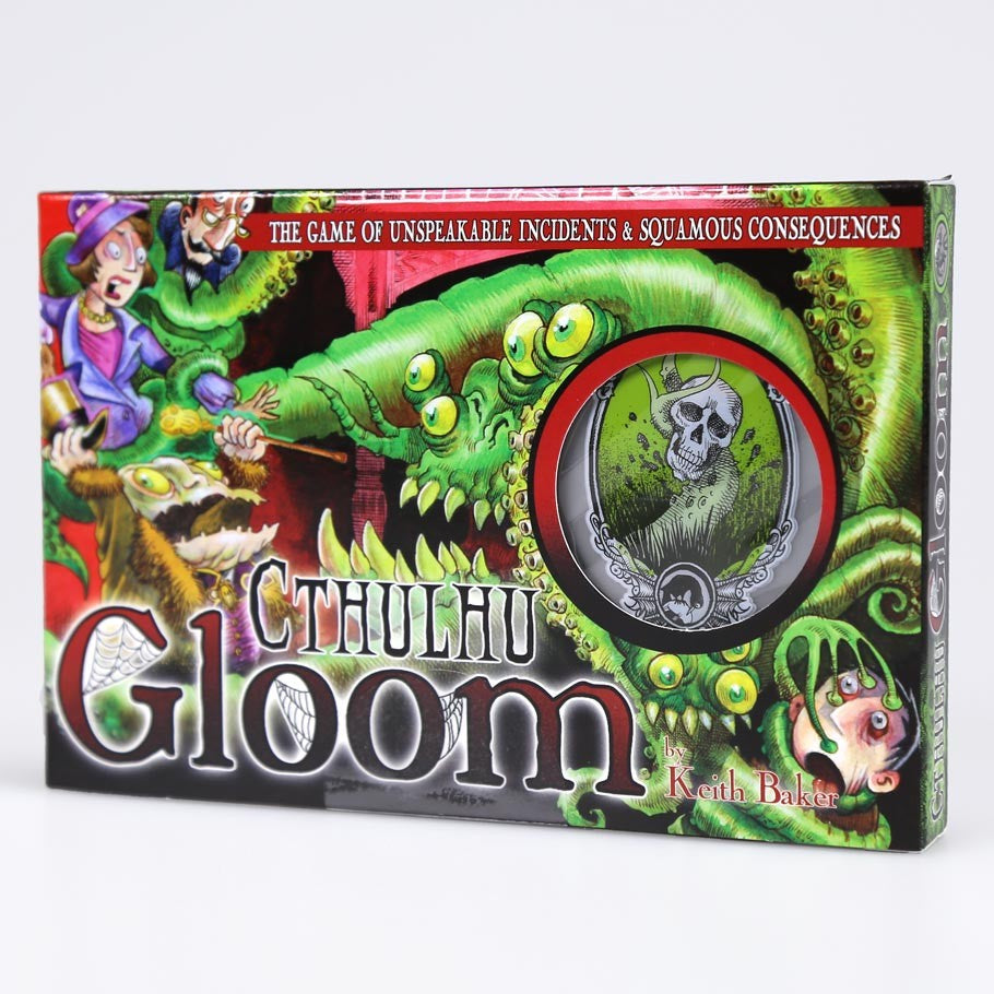 Cthulhu Gloom Card Game | Lovecraftian Horror on Transparent Cards
