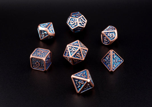 Azure Cascade Dice Set