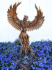 Phoenix Rising Statue, Large Version | Mythical Creature Figurine | Unique Legendary Flaming Phoenix Figurine. Fantasy Art Decor Gift