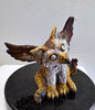 Baby Griffin Statue, Full Color Resin Sculpture | Mythical Creature Figurine | Unique Legendary Baby Griffin Figurine. Fantasy Art Gift