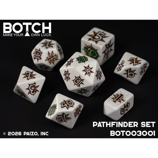 7 Piece Die Set Botch Dice: Pathfinder