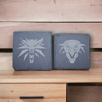 Monster Slayer Slate Coaster Set (5pc) – Schools of the Hunt