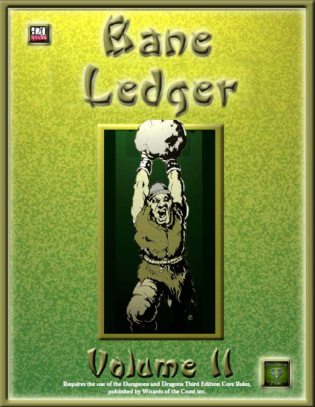 bane of monsters The Bane Ledger: Djieien (d20) – Open Gaming Store
