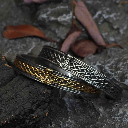 Vikings Thor's Hammer Stainless Steel Bangle Bracelet