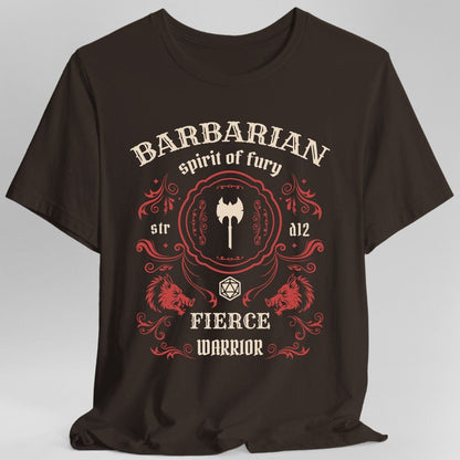 Barbarian Class Vintage Label T-Shirt