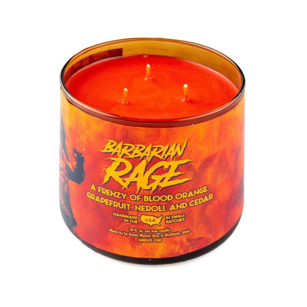 Barbarian Rage Gaming Candle – Open Gaming Store