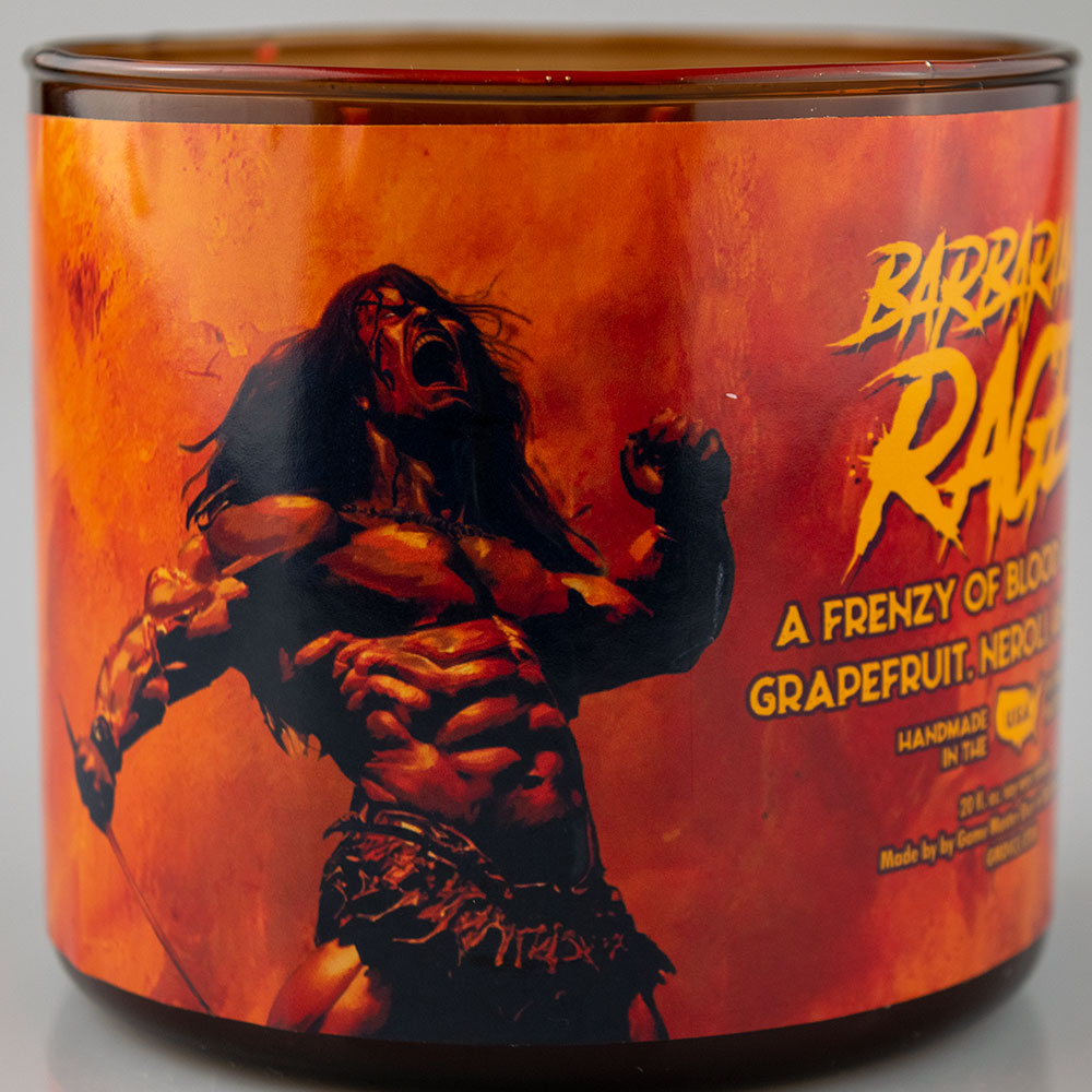 Barbarian Rage Gaming Candle
