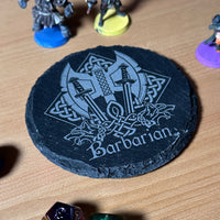 D&D Class Slate Coaster