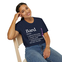 Bard Class Definition T-Shirt – Funny DnD Definition Tee