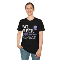 Bard T-Shirt – 'Eat, Sleep, Vicious Mockery, Repeat'