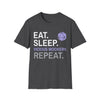 Bard T-Shirt – 'Eat, Sleep, Vicious Mockery, Repeat'