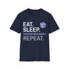 Bard T-Shirt – 'Eat, Sleep, Vicious Mockery, Repeat'
