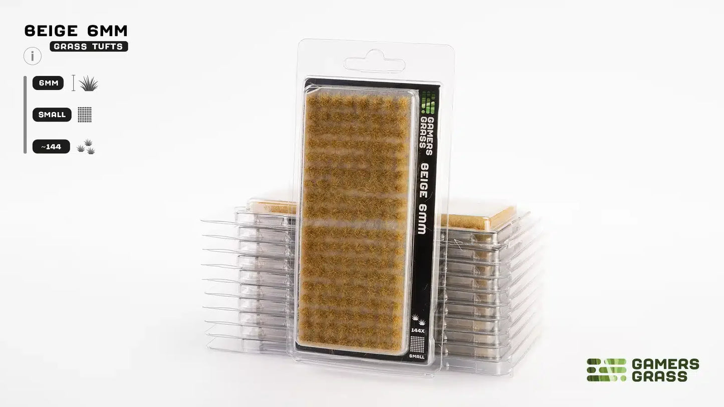 Gamers Grass | Grass Tuft | Small 6mm | Beige
