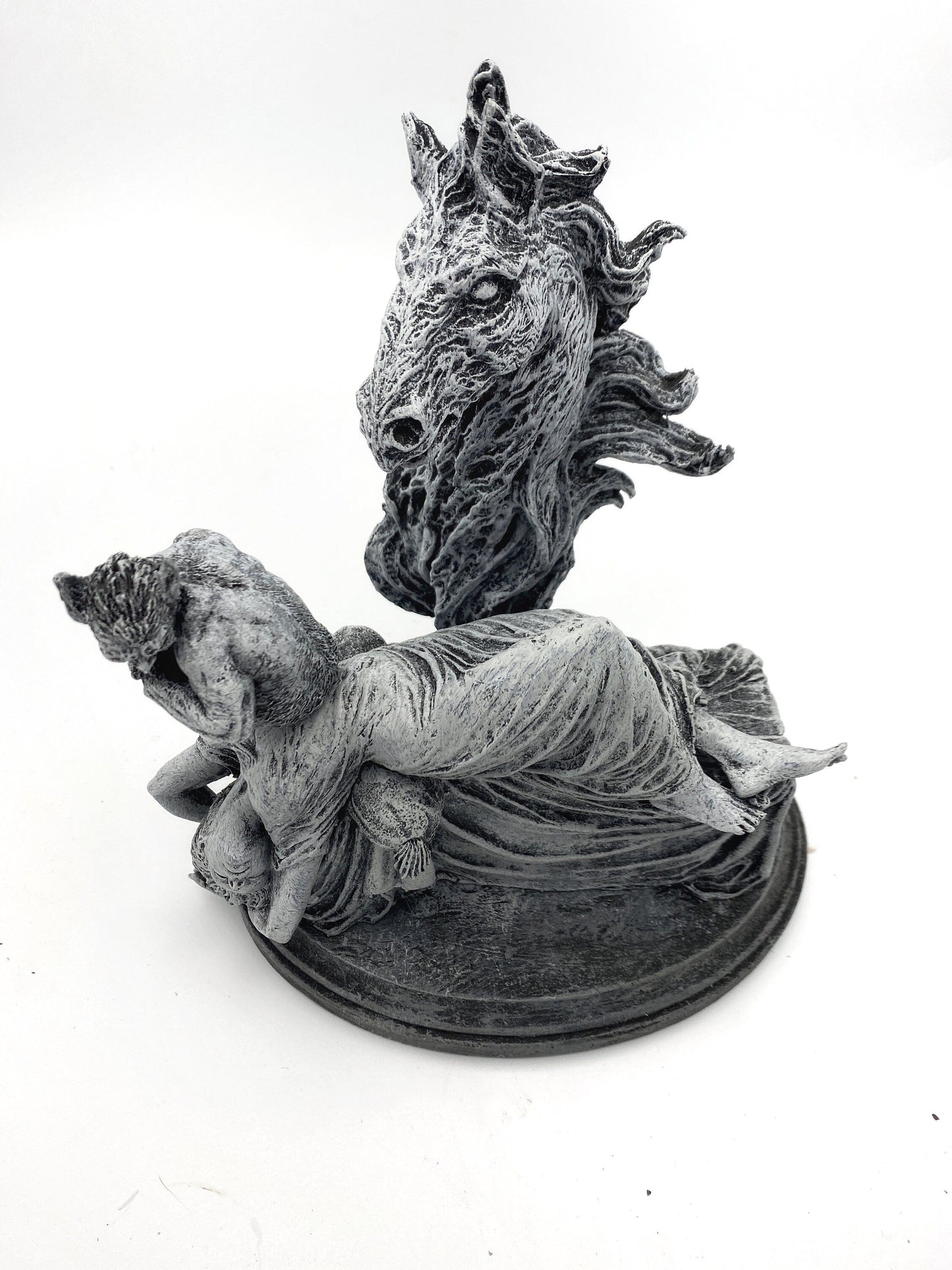 Statue of Henry Fuseli's "The Nightmare”,  Hand Painted Resin Sculpture | Victorian Gothic Figurine | Gothic Decor Dark Fantasy Gift