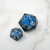 Blue Slaadi's Eye - Giant D20 Moving Eye DnD Dice | Acrylic RPG Gaming Dice