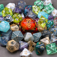 Mystery Hoard - 4x 14pc Dice Set Bundle + 1 RPG Accessory