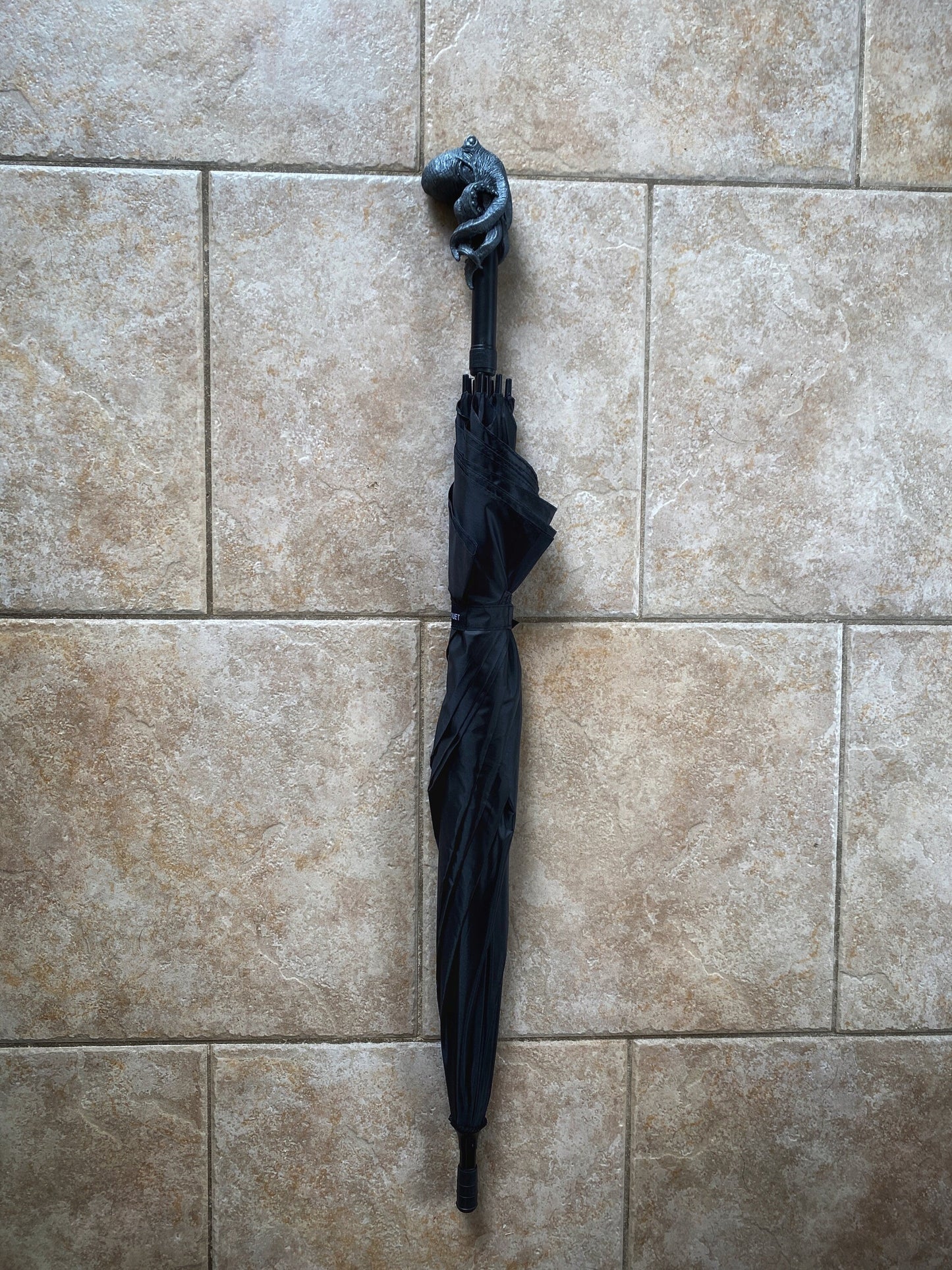 Kraken Umbrella, Hand Sculpted Resin Octopus | Nautical Gothic Umbrella |Fantasy Cosplay Kraken Lovecraftian Umbrella Cane, Gothic Accessory