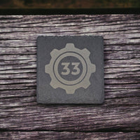 Wasteland Factions Slate Coaster Set (4pc) – Choose Your Allegiance