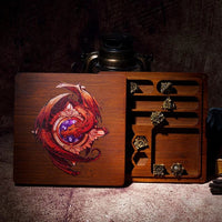 2-in-1 Wooden Dice Vault & Tray