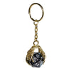 Claw Black D20 Keychain Featuring Gold Metal Dragon Claw + d20
