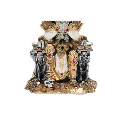 Captain Skully Swashbuckler Pirate King In Chair | Halloween Decor | Katherine's Collection