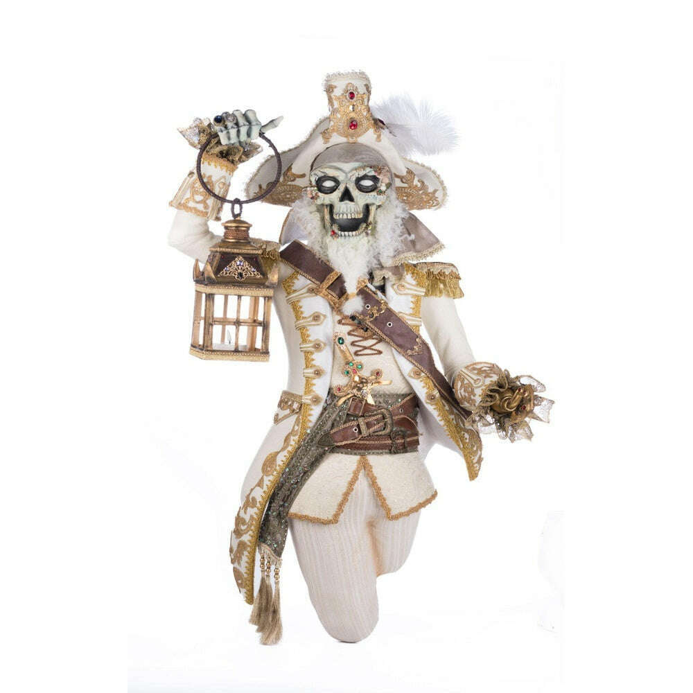 Captain Skully Swashbuckler With Lantern Wall Piece | Halloween Decor | Katherine's Collection