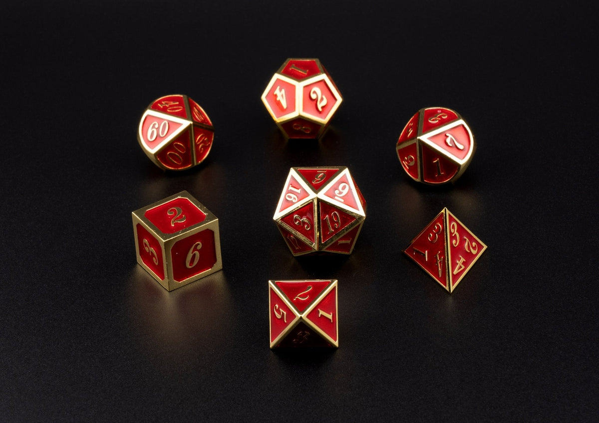 Carmine Spellfire Dice Set