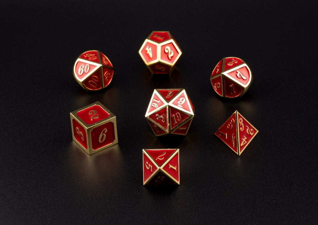 Carmine Spellfire Dice Set