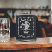 Wasteland Survival 8oz Flask – Rad-Resistant