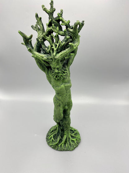 Green Man Cernunnos Statue – 15" Tree Spirit Resin Sculpture