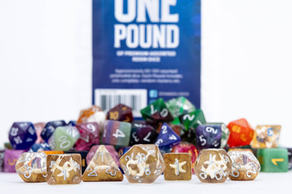 One Pound of Dice from FanRoll - Bulk Random RPG Dice Collection