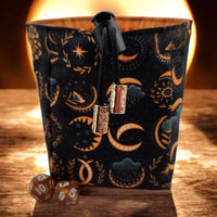 Celestial Moon dice bag