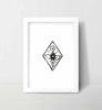 Sacred Architecture Botanical Print - Medieval Celtic Flower Art