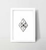 Medieval Cathedral Botanical Art Print - Celtic Flower Wall Decor