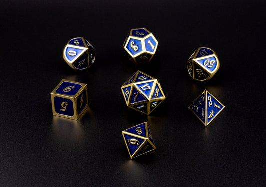 Cerulean Wave Dice Set