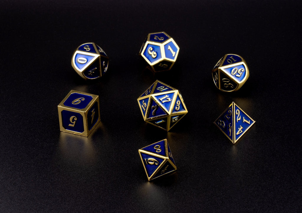 Cerulean Wave Dice Set