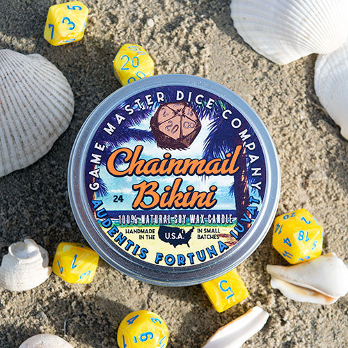 Chainmail Bikini Gaming Candle