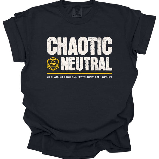 Chaotic Neutral Shirt - D&D Alignment T-shirt - Comfort Colors