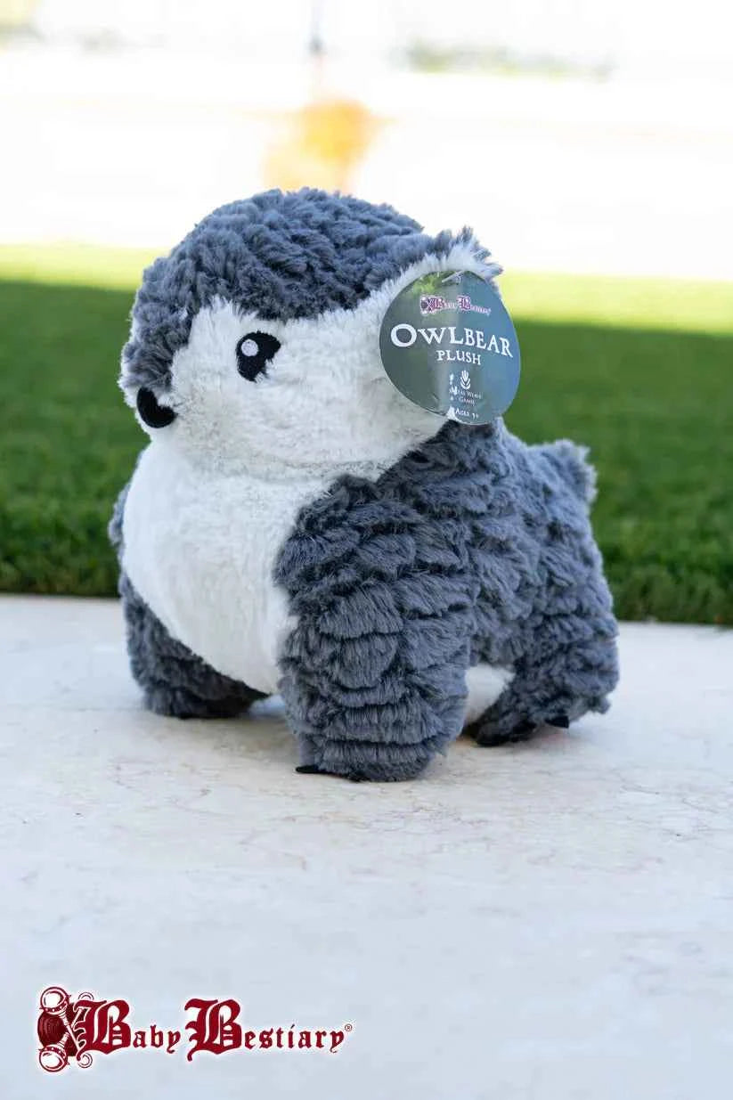 Owlbear Plush – Soft D&D Stuffed Animal with Magnetic Beak