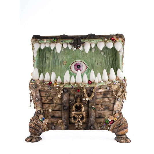 Chester The Treasure Chest Candy Container | Halloween Decor | Katherine's Collection